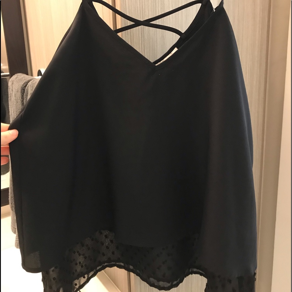 Bar III black tank